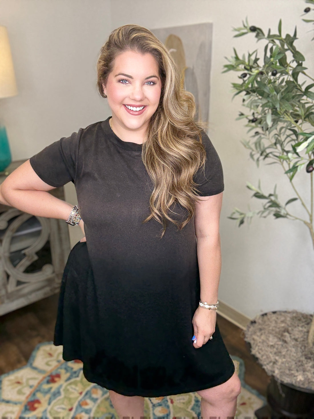 Feelin Fine Dress-S-3X