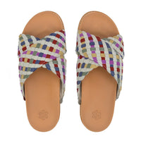 The Sak | Penelope Sandal-Woven Stone Multi