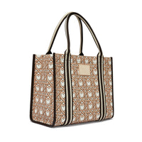 Brighton | Woven Hearts Canvas Carryall