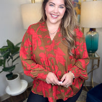 Camellia Curvy Top