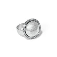 Brighton | Meridian Geo Dew Domed Ring-Silver