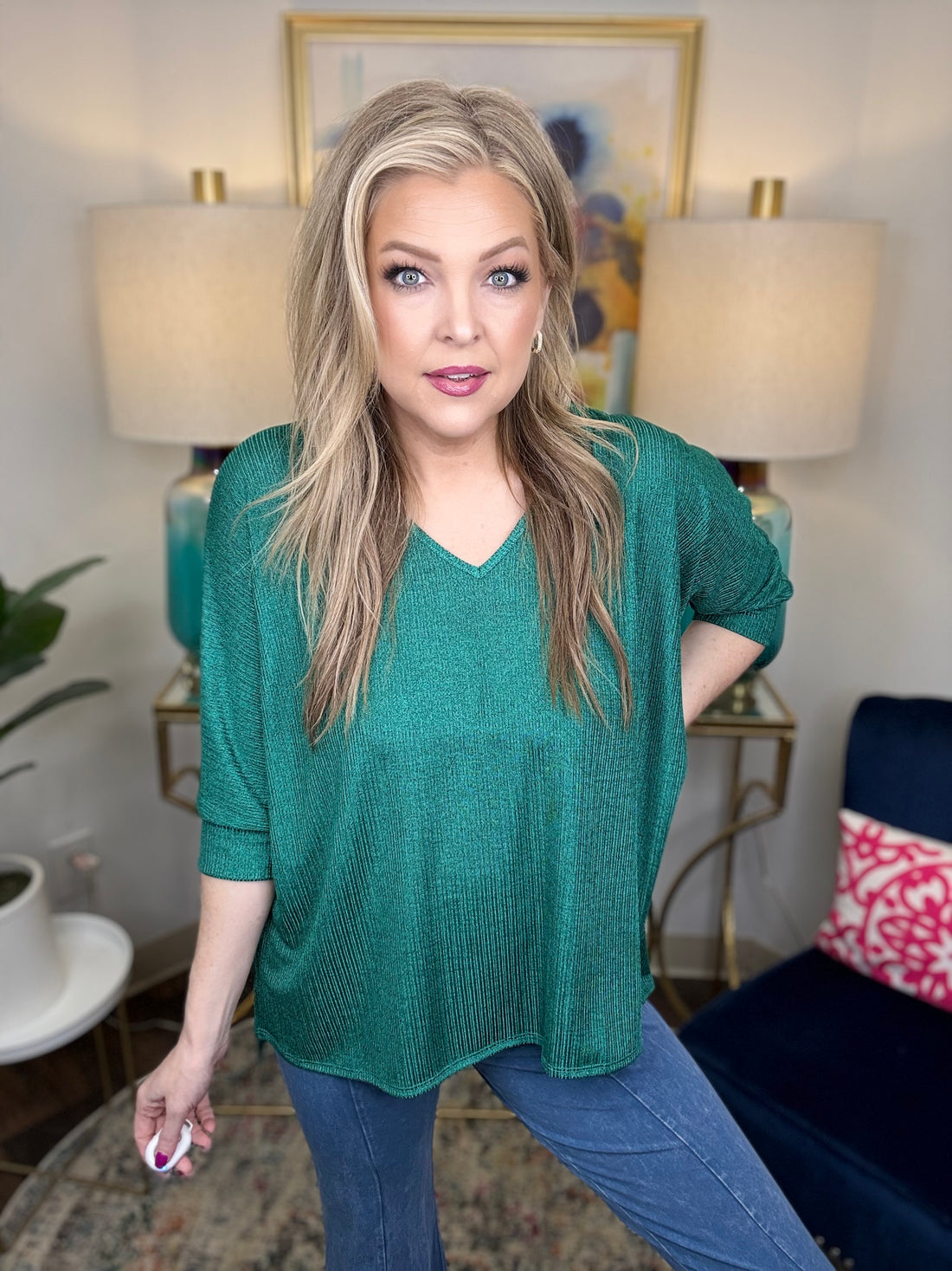 Subtle Glam Top-S-3X