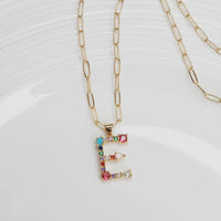 Initial Charm Necklace