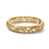 Brighton | Contempo Medium Hinged Bangle-Gold