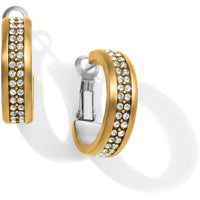 Brighton | Meridian 2 Tone Hoops with crystals