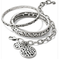 Brighton | Contempo Medallion Link Bracelet-Silver