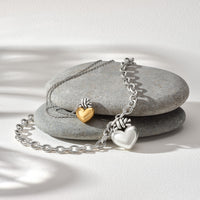 Brighton | Interlok Love Knot Large Heart Necklace