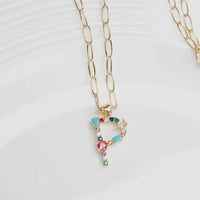 Initial Charm Necklace