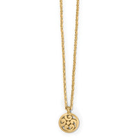 Brighton | Contempo Medallion Petite Necklace-Gold
