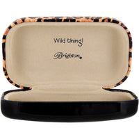 Glasses case with 'Wild thing! Brighton' text on a white background