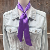 Purple Skinny Mini Wild Rag Scarf