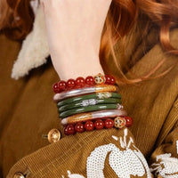 BuDhaGirl | Champagne Tzubbie All Weather Bangle® (Awb®) - Serenity Prayer