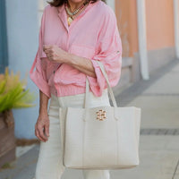 Caroline Hill | Heath Bag-Woven Almond