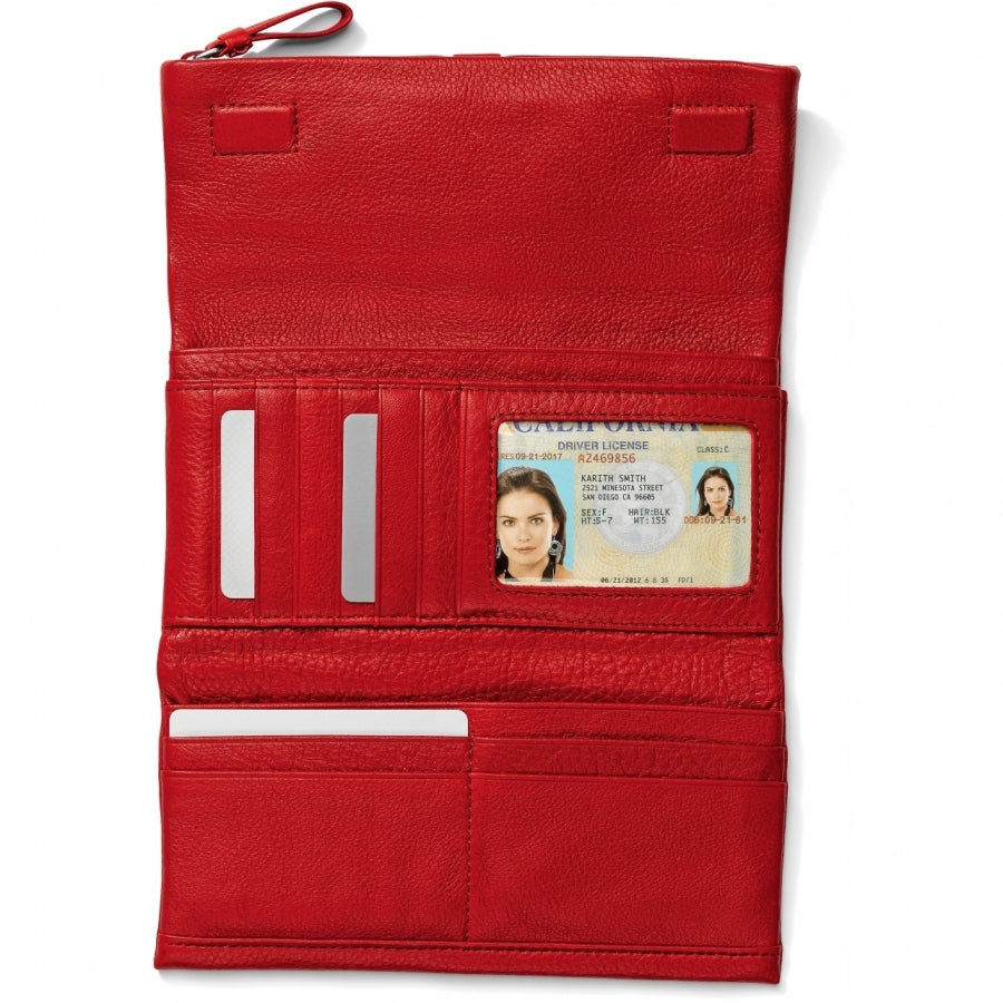 Brighton | Nolita Shimmer Large Wallet-Lipstick