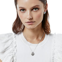 Brighton | Contempo Heart Necklace Silver