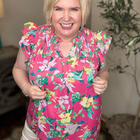 Tropical Feelings Curvy Top
