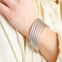 BuDhaGirl | SILVER LUMINE ALL WEATHER BANGLES® (SET OF 6)