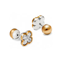 Brighton | Massandra Reversible Flower Post Earrings