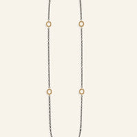 Natalie Wood | Legacy Chain Necklace-Gold/Black