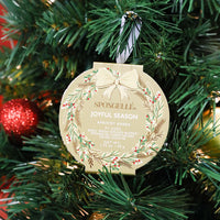Spongelle Joyful Season Apricot Amber Holiday Wreath Buffer