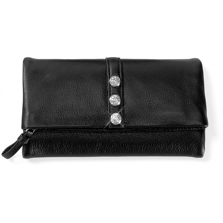 Brighton | Nolita Shimmer Large Wallet-Black