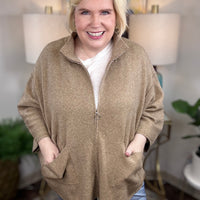 Coco & Carmen | Heavenly Luxe Zip Cardigan