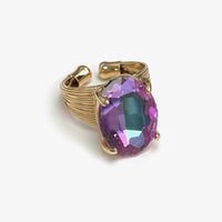 Oval Sparkle Ring