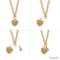 Brighton | Contempo Medallion Heart Necklace