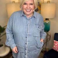 Take It Easy Now Curvy Top