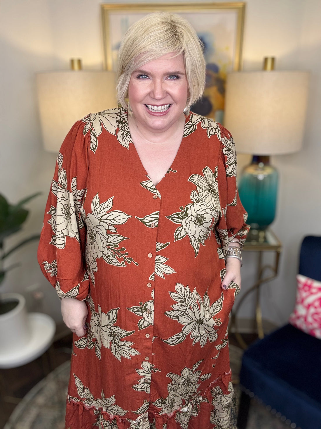 Breathing Easy Curvy Dress