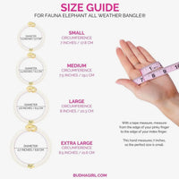 BuDhaGirl | Fauna Elephant All Weather Bangle® (Awb®) - Ivory