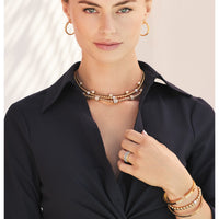 Brighton | Meridian Petite Stretch Bracelet-Gold