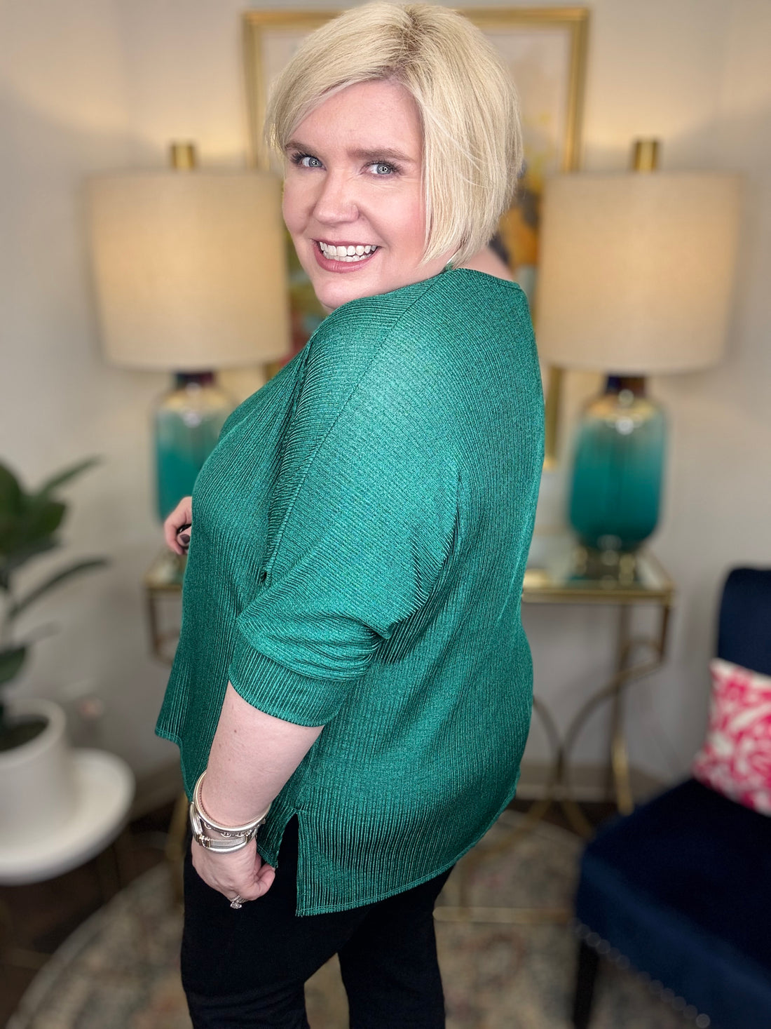 Subtle Glam Top-S-3X