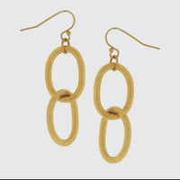 Susan Shaw | Gold Chain Earrings