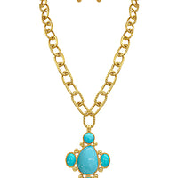Long Necklace with Pendant-2 Colors!