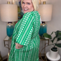 Mary Square Riley Dress-Green - The Shoppes at Coldwater