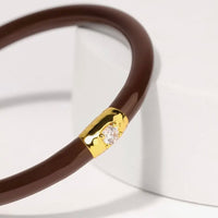 BuDhaGirl | Fauna Panther All Weather Bangle® (Awb®) - Chocolate