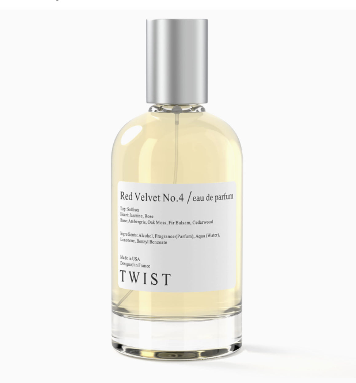 TWIST Velvet No. 4(Inspired By MFK Baccarat Rouge 540) Perfume