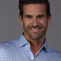 Quattro Flex Dress Shirt with Semi-Spread Collar