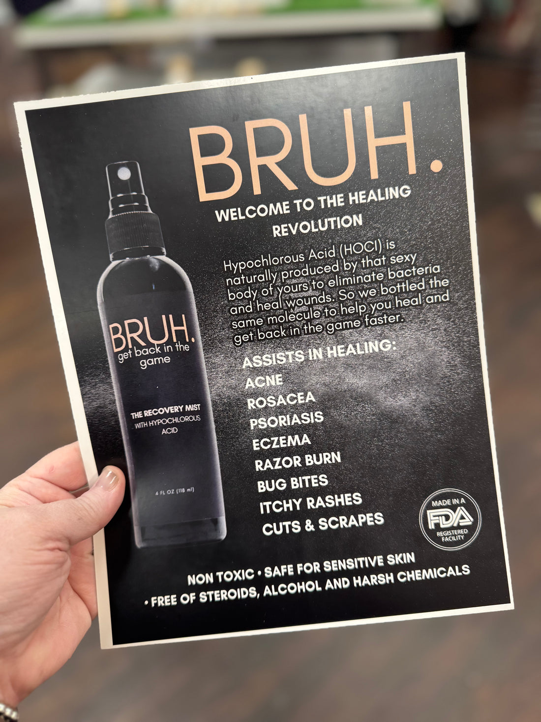 Bruh. Get Back In The Game Recovery Mist
