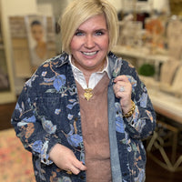 Taylor Curvy Denim Jacket