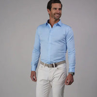 Quattro Flex Dress Shirt-Semi Spread Collar