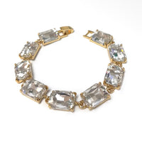 Emerald Cut Linked Bracelet-9 Colors!