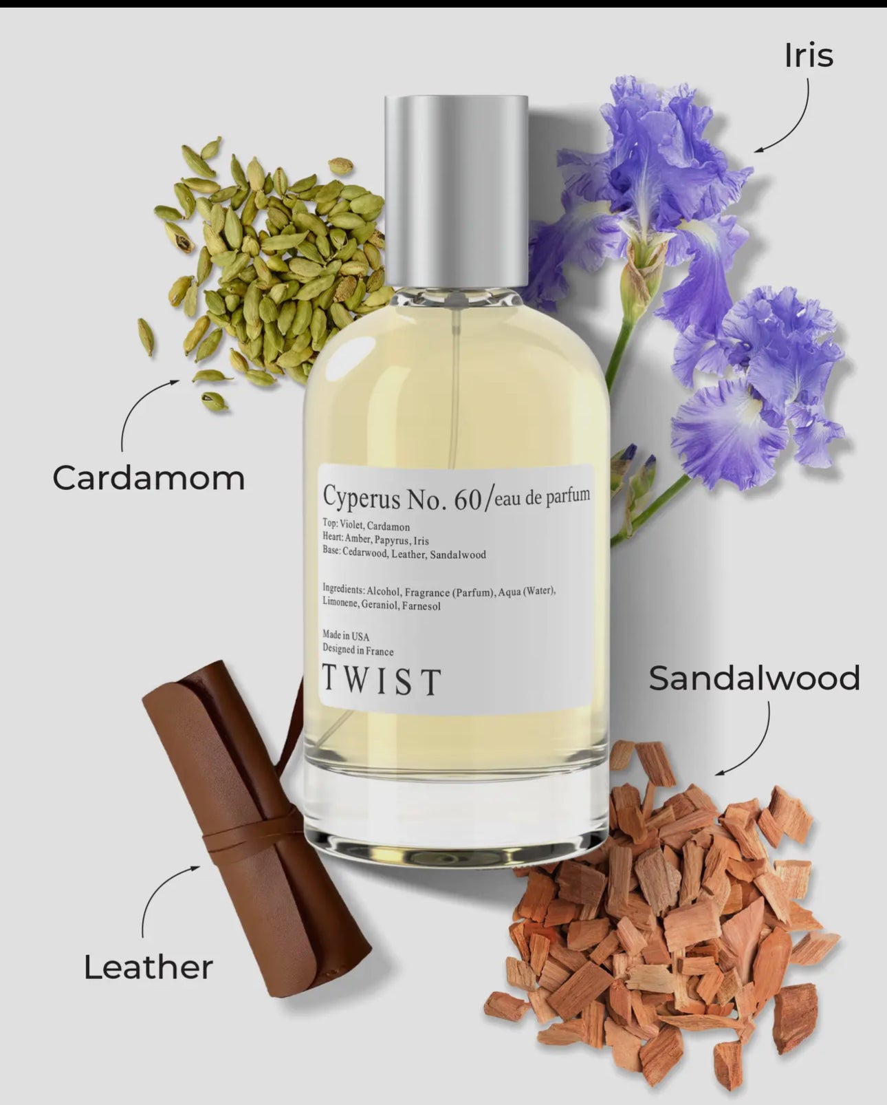 Twist Cyperus No. 60 Inspired By Santal 33 Perfume – The Shoppe at