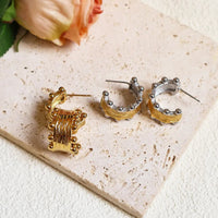 It’s In The Details Huggie Earrings