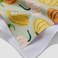Geometry Pumpkins and Gourds Tea Towel