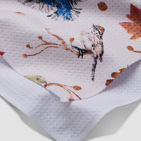 Geometry Autumnal Bird Skies Tea Towel
