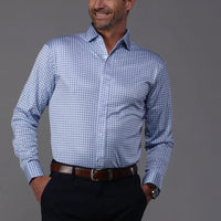 Quattro Flex Dress Shirt with Semi-Spread Collar