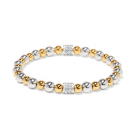 Brighton | Meridian Petite Stretch Bracelet- 2 Tone