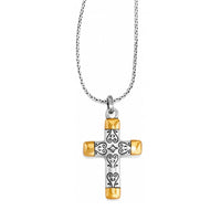 Brighton | Venezia Cross Reversible Necklace